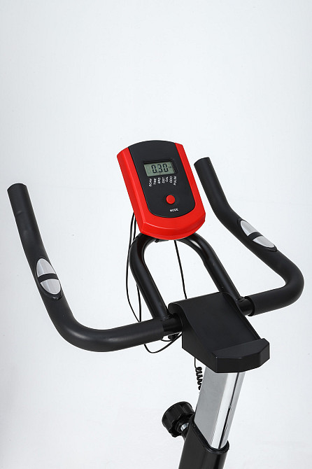Велотренажер спинбайк механический FitToSky ES-7702 для дома домашний + коврик под спинбайк Киев - изображение 9