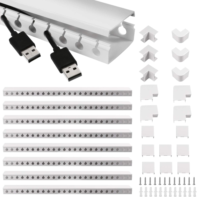 Самоклеючий канал для кабелів Alritz 9шт 3.5м Луцк - изображение 1