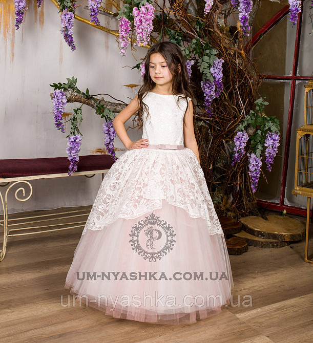 Длинное нарядное детское платье Анита  на 4-5, 6-7 лет Кривой Рог - изображение 4