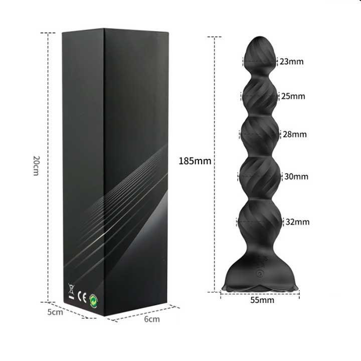 Смарт анальний корок що світиться Love Spouse чорний — Анальні іграшки Вінниця - фото 5