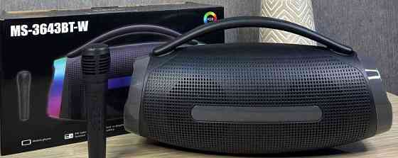 Потужна акустична Bluetooth колонка з підсвіткою + мікрофон. Харків