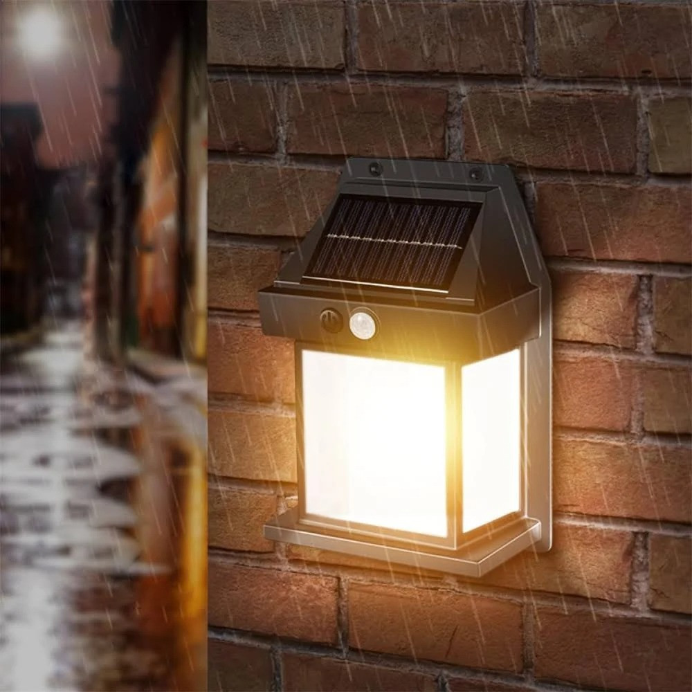 Вуличний світильник на сонячній батареї, SOLAR WALL LAMP ВK-888 / Акумуляторний ліхтар / Лед світильники Київ - фото 5