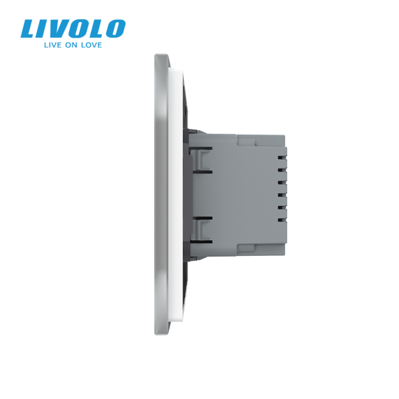 LIVOLO Світильник для сходів підлоги білий, матове скло, 2700K, 230В, 0.35Вт LIVOLO Коломыя