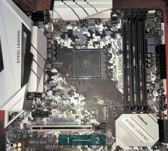 Материнська плата: ASROCK B450M Steel Legend. Київ