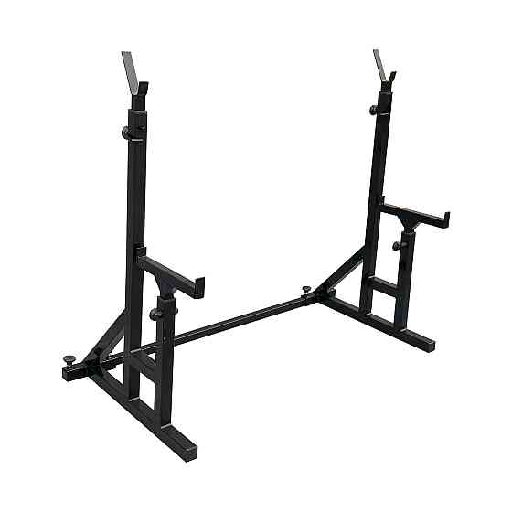 Стійки під штангу 50 на 50 мм зі страхувальними упорами Чорний Київ