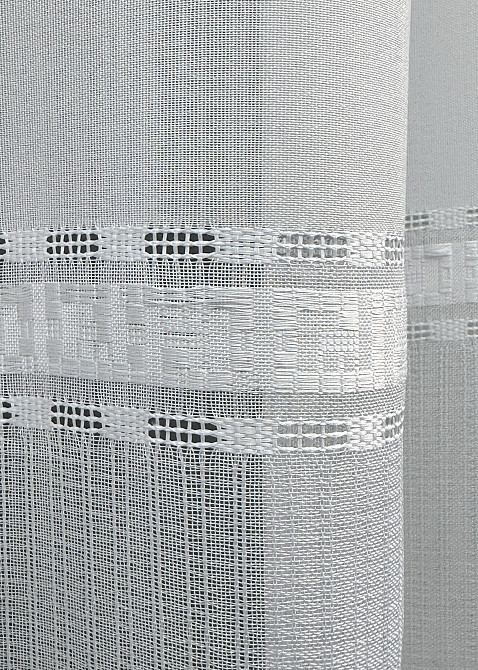 Тюль льон "Мережка" колір білий 1357т Київ - фото 4