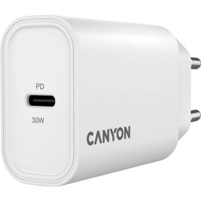 Зарядний пристрій Canyon 30CL OnCharge USB-C PD30W White (CNE-CHA30CLW) Вінниця - фото 5