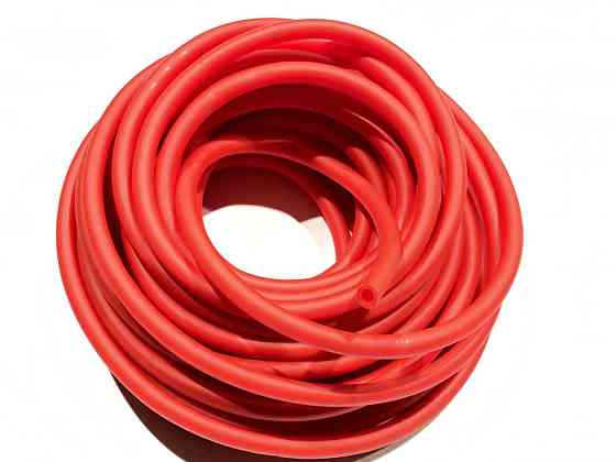 Шланг паливний Ø5mm, 10 метрів (силіконовий, червоний) VDK Київ