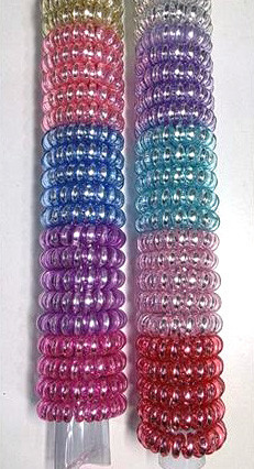 Гумки пружинки для волосся яскраві 50 шт. Київ - фото 1