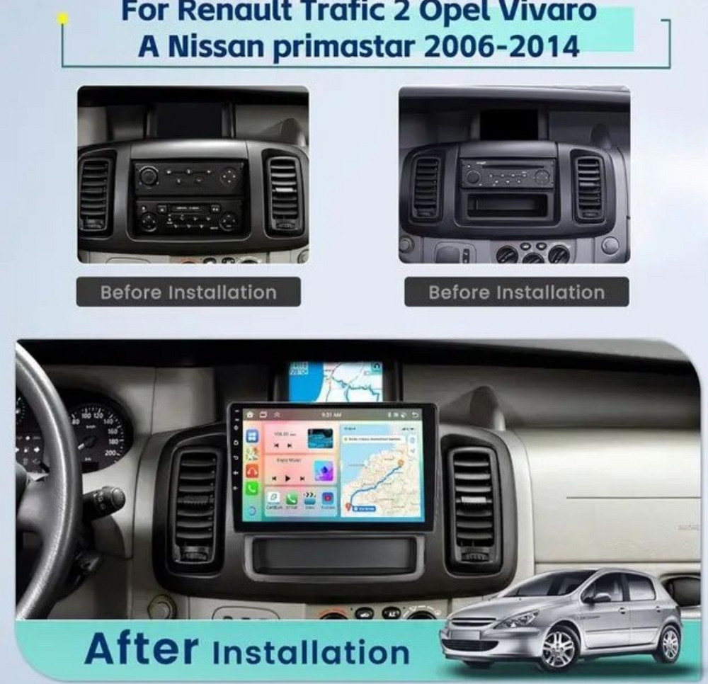 Автомагнитола 10' 4G+64G для Trafic/Vivaro/Primastar с Ca. Харьков - изображение 1