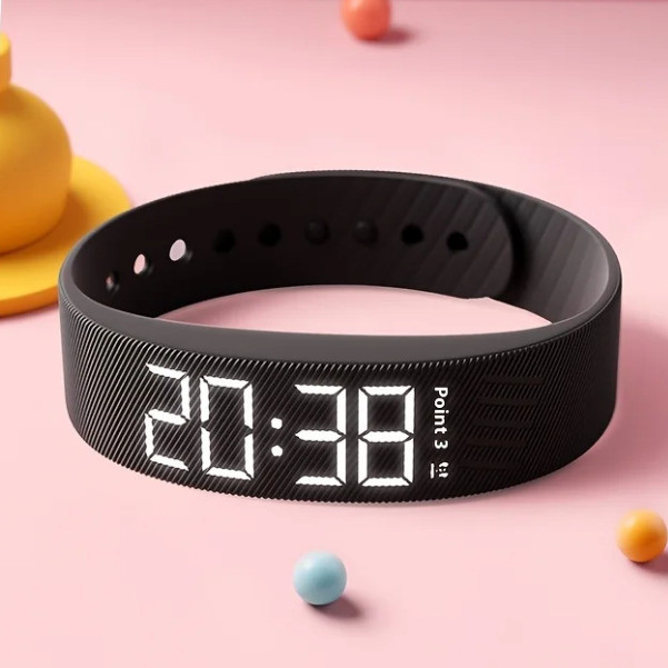 Часы наручные электронные Digital Runner Band Черный Винница - изображение 4