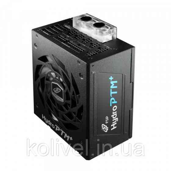 БЖ 850W FSP HYDRO PTM+ HPT850M 80+ Platinum, Рідинне охолодження + 135mm fan, Modular, Retail box (HPT850M) Київ