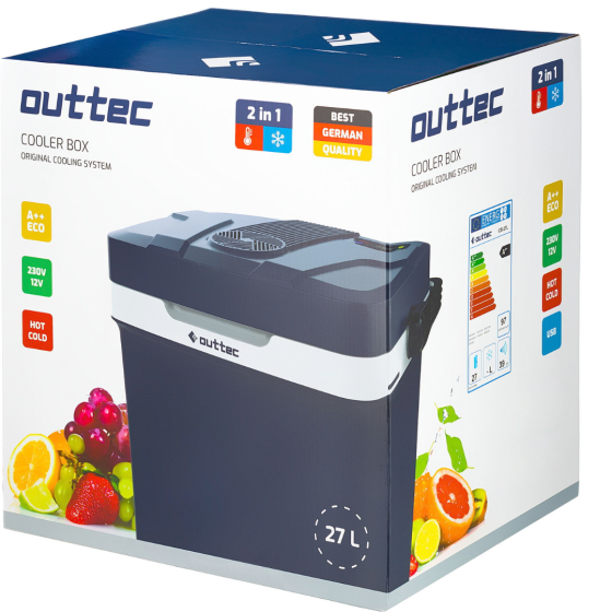 Автохолодильник Outtec 27 L чорний Київ