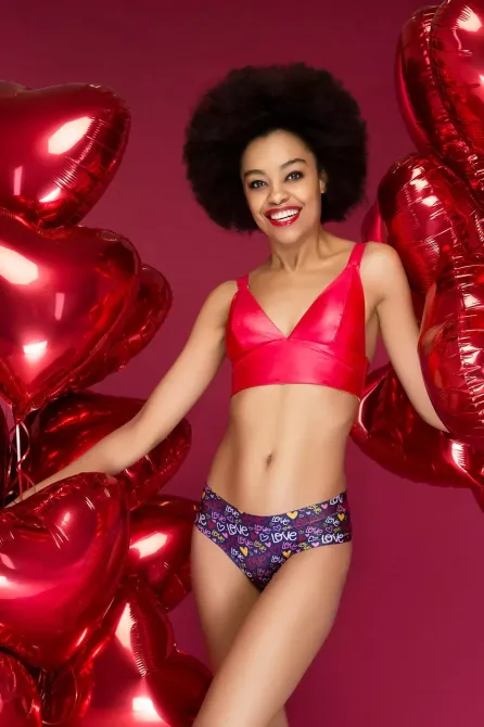 Трусики жіночі мінібікіні Black Heart TotalFit XP1K4-P1 M Київ - фото 1