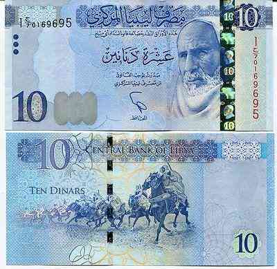 Лівія / Libya 10 Dinars 2016 ( 2015 ) UNC Полтава
