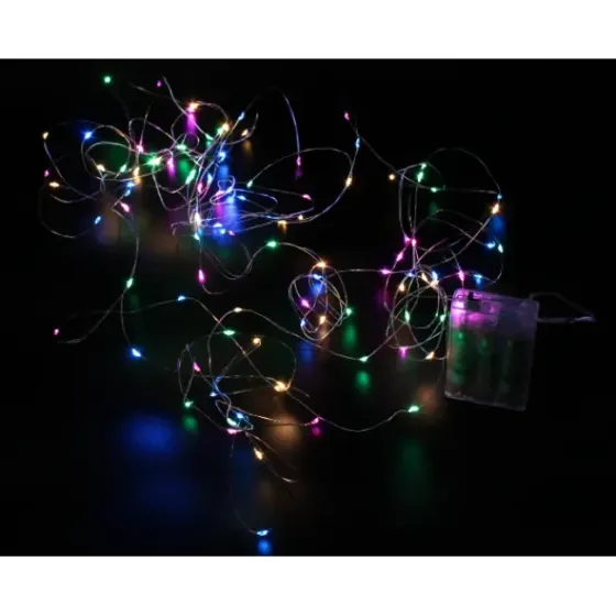 Xmas гирлянд 200 Led (Copper) на медной проволоке (Капля росы) M Мультицветная от батареек+USB 7295 Одесса