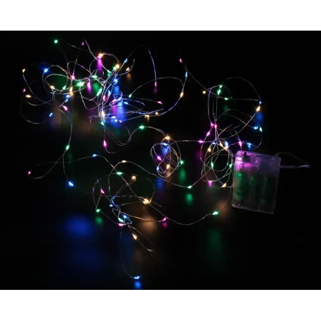 Xmas гирлянд 200 Led (Copper) на медной проволоке (Капля росы) M Мультицветная от батареек+USB 7295 Одесса - изображение 1