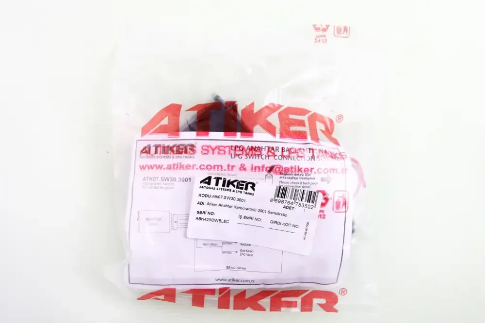 Параметр ГБО газ/бензин карб. для електр. редуктора Atiker Вінниця - фото 2