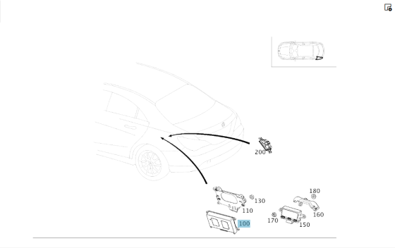 Mercedes-Benz  A2229006003 Блок управління системою аварійного виклику E-class W212 SLK/SLC R172 C-Class W204 GLK X204 C-Class Coupe C204 E-Class Coup Одеса