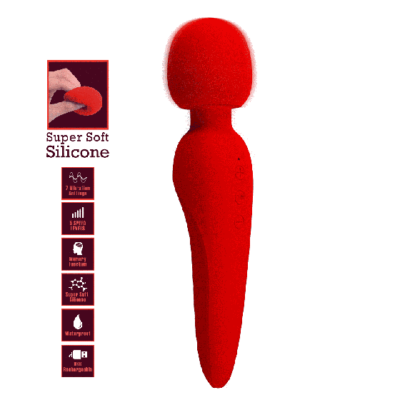 Вибромассажер Pretty Love - Meredith USB Red, BI-014668-2 Sex Aura Киев