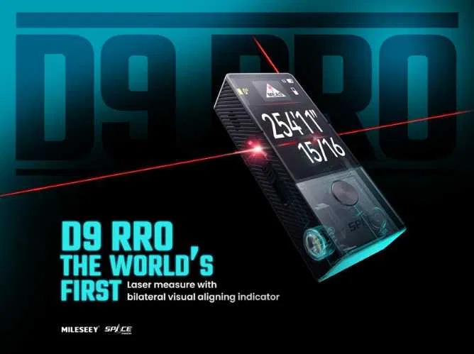 Цифровой лазерный дальномер рулетка Mileseey D9 Pro 100м Винница - изображение 2