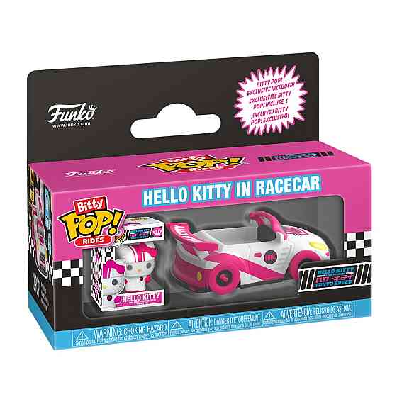 Набір фігурок Bitty POP! Rides серії Sanrio - Хелоу Кітті та перегоновий автомобіль Днепр
