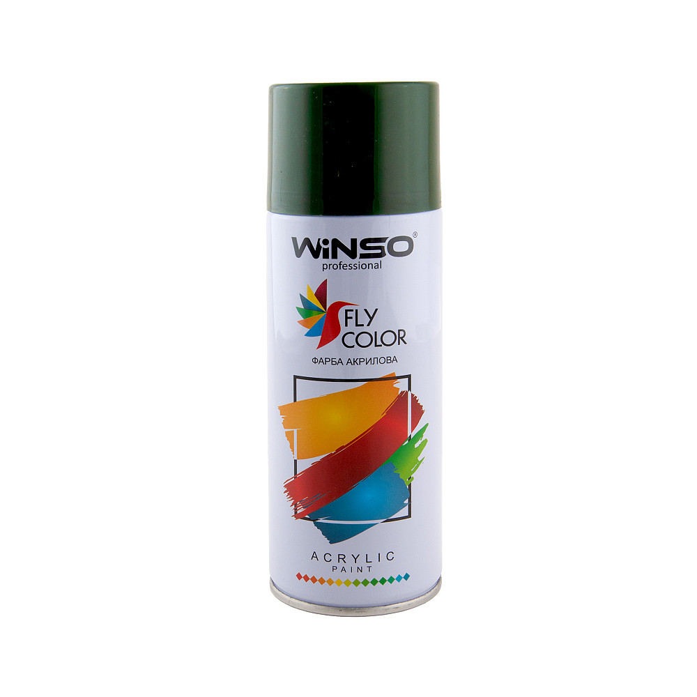Фарба акрилова Winso Spray Темно-зелений 450мл Львів - фото 1