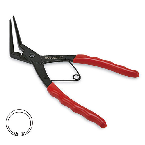 Круглогубці для зняття стопорних кілець 7" (стискання загнуті, 90°) посилені TOPTUL DCBJ1307 Одеса - фото 1