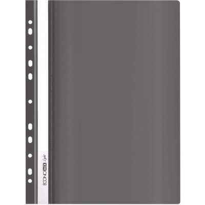 Папка-швидкозшивач Economix А4 Light з перфорацією, чорна (E38504-01) Вінниця - фото 1