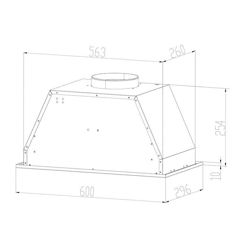 Вниз Установка под вытяжку 60 см Вытяжка: 590 м³/ч Светодиод из нержавеющей стали 60 см (Германия, читать Ровно - изображение 7