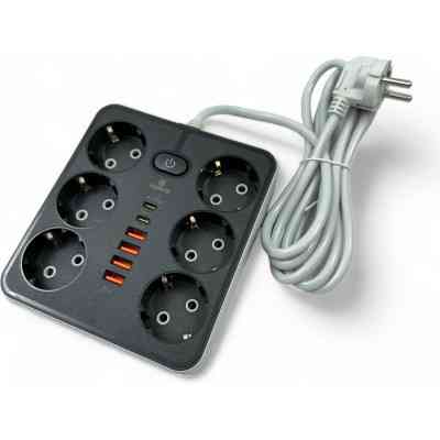 Мережевий фільтр живлення XoKo XK-SP-6-4-2-BK Вінниця