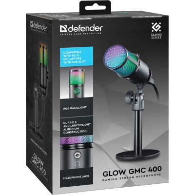 Микрофон Defender Glow GMC 400 USB RGB (64640) Винница - изображение 8