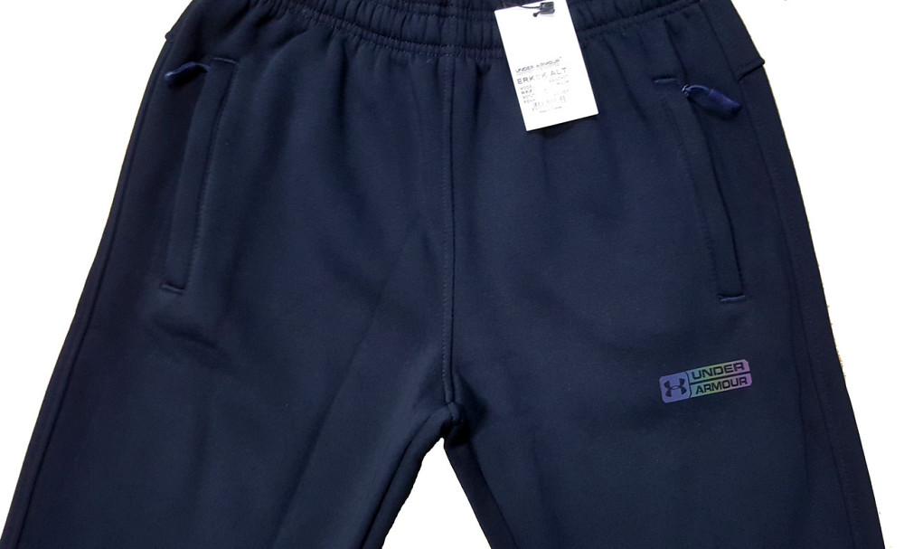 Мужские зимние спортивные брюки на манжете Under Armour UA Rival Fleece Joggers Киев - изображение 5