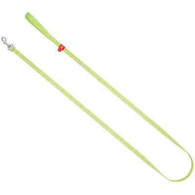 Поводок для кошек WAUDOG Re-cotton светоотражающий XS 200х1 см салатовый (16445) Винница
