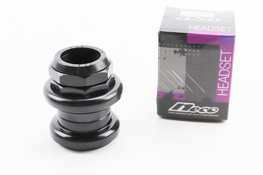 Кермова колонка 1-1/8" (34/28.6x34/30) різьбової вилки, чорні H841SW Київ - фото 1