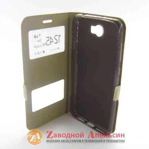 Чехол книга Huawei Honor 5 Y5-II Smart Case gold Одесса