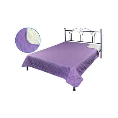 Покривало Руно двостороннє декоративне Лілія бузково-молочне 150х212 см (360.52У_СМ лілія) Вінниця