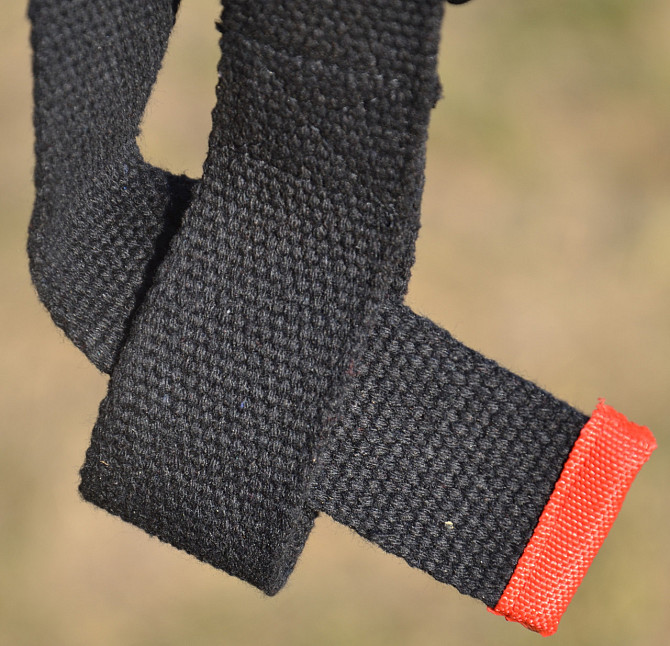 Лямки для тяги Power System PS-3400 Power Straps Black/Red Кам'янське - фото 10