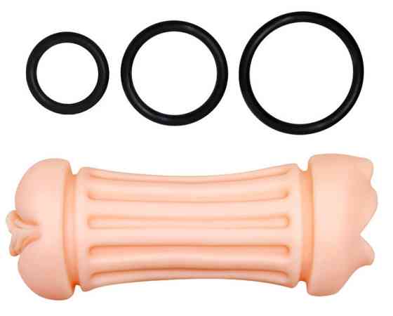 Мастурбатор с двумя входами Crazy Bull - NANCY Pocket Pussyм DOUBLE MASTURBATOR, BM-009224H Sex Aura Киев