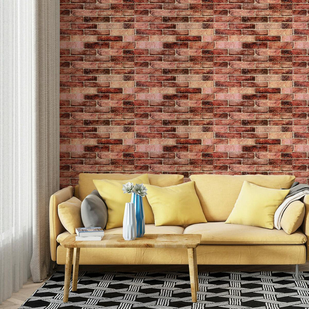 Коричнева 3D стінова панель Київ - фото 5