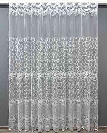 Тюль VR-Textil 643т Премиум Жаккард Белый 300х270 см (40-302) Киев