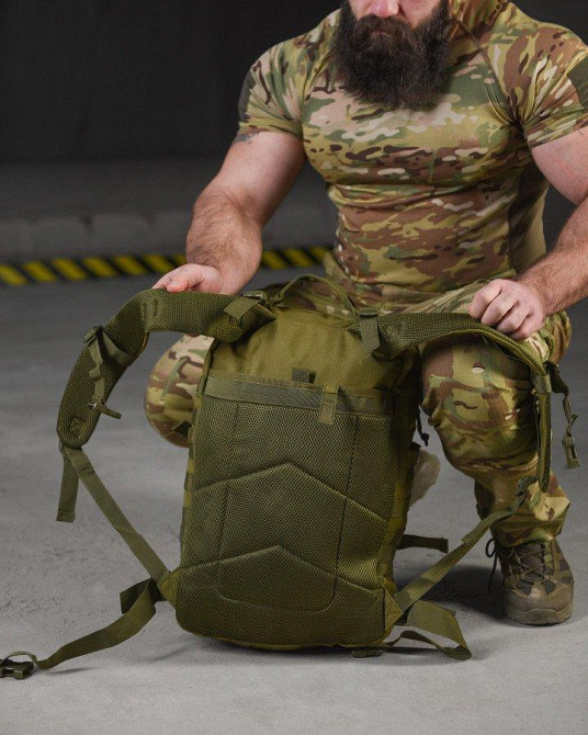 Тактический штурмовой рюкзак thirst oliva ПР2725 Одесса - изображение 10