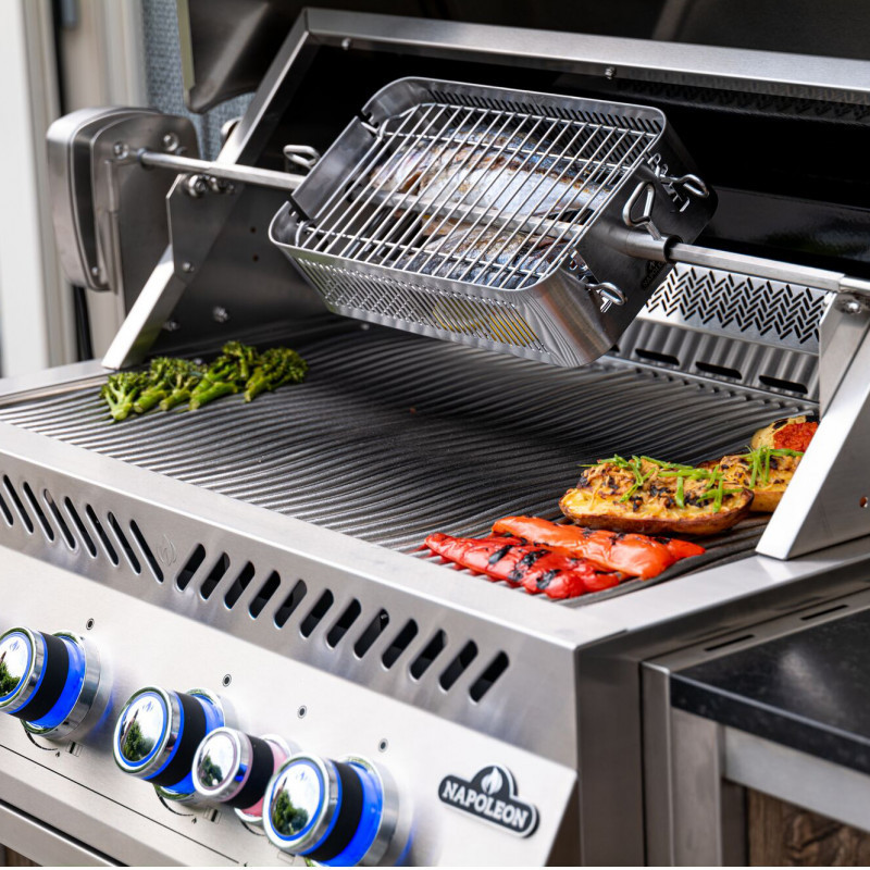 Вбудований газовий гриль Napoleon 700 Series BIG32 з вертілем нерж сталь BIG32RBPSS-1 Код: 010719 Рівне - фото 8