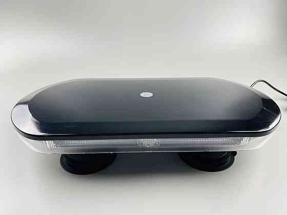 Проблисковий маяк LED діодний маячок для спецтехніки 12В/24В світлодіодний на магніті живлення від прикурювача Мукачево