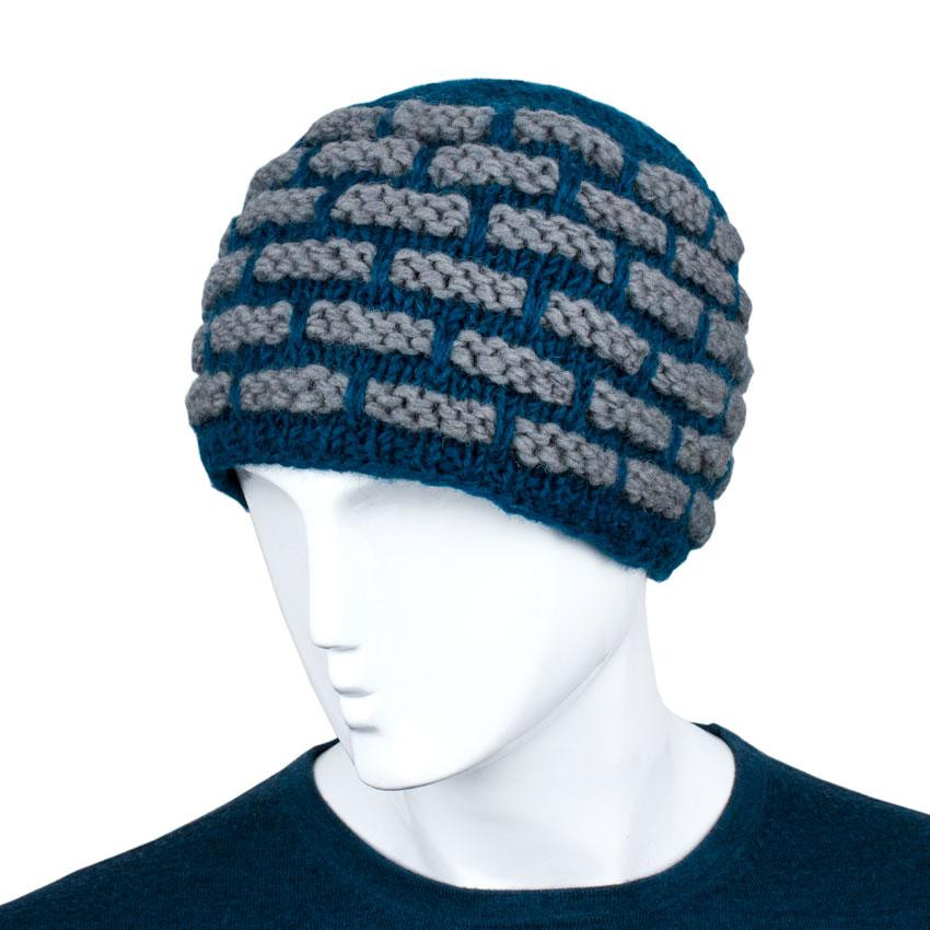 Чоловіча тепла шапка із вовни Київ - фото 1