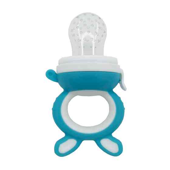 Ніблер для прикорму немовлят "Зайчик" MGZ-0002 (Blue) прогумована ручка Вінниця