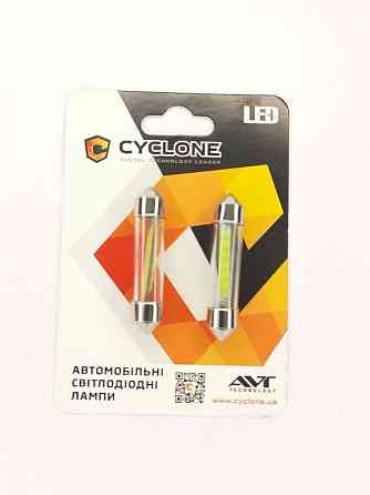 Лампочка софитная 1LED Т11-036 COB-1 12V 39мм Cyclone ( 100lumen) Винница