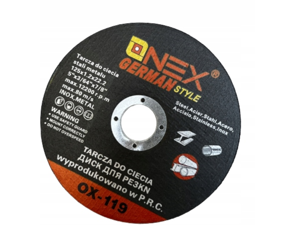 Отрезной диск по металлу 125x1,2x22,2 мм, абразивный круг для УШМ, электрокорунд, плоская форма Одесса - изображение 6