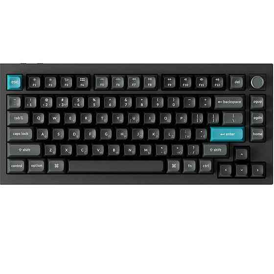 Клавіатура бездротова Keychron Q1 Ultra Keychron Red Switch Black RGB (Q1U-M1-UA) ( 25247 ) Харьков