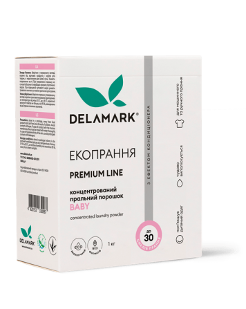 Дитяча присипка з кондиціонуючим ефектом DeLaMark 1 кг Вінниця - фото 1